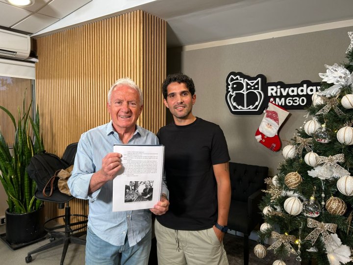 Recordamos a Antonio Carrizo junto al autor de un libro sobre su vida