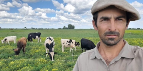 Ceferino Aiassa nos contó como se vive la lechería desde el fondo de la tabla