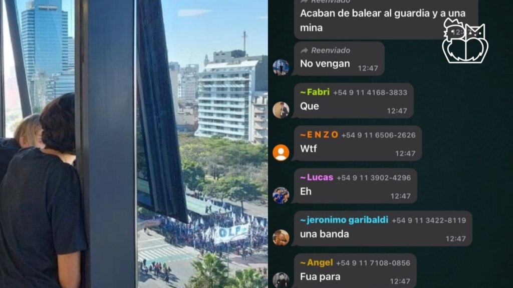 Robo en UADE en medio de la manifestación