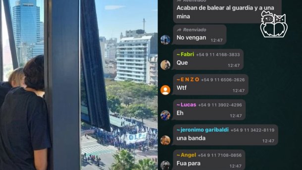 Robo en UADE en medio de la manifestación