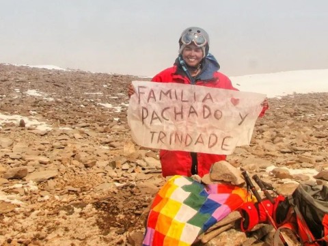 Emilia Pachado: "Cumplí el sueño de llegar a la cima del Aconcagua"