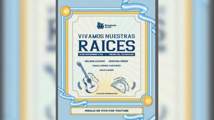 Vení a celebrar el Día de la Tradición en Radio Rivadavia