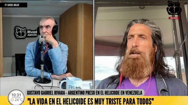 Gustavo Gabriel Rivara rompi&oacute; el silencio en Radio Rivadavia tras su detenci&oacute;n en el Helicoide: &ldquo;Pens&eacute; que iba a morir en la c&aacute;rcel&rdquo;