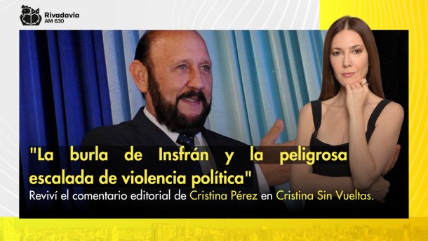 "La burla de Insfrán y la peligrosa escalada de violencia política"