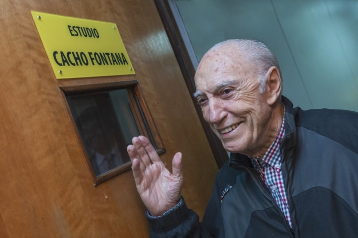 Cacho Fontana, presente en el centenario de la radio: &quot;Es impagable que el estudio de Rivadavia lleve mi nombre&quot;