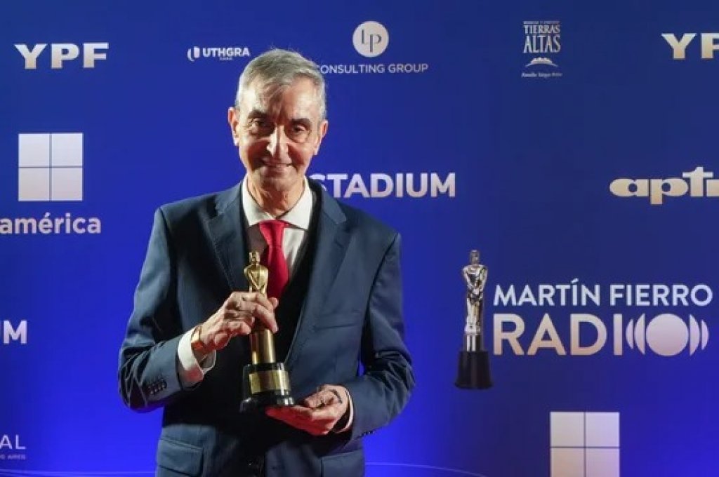 Nelson Castro, tras ganar el Martín Fierro de Oro: "Ningún premio es producto del trabajo individual"