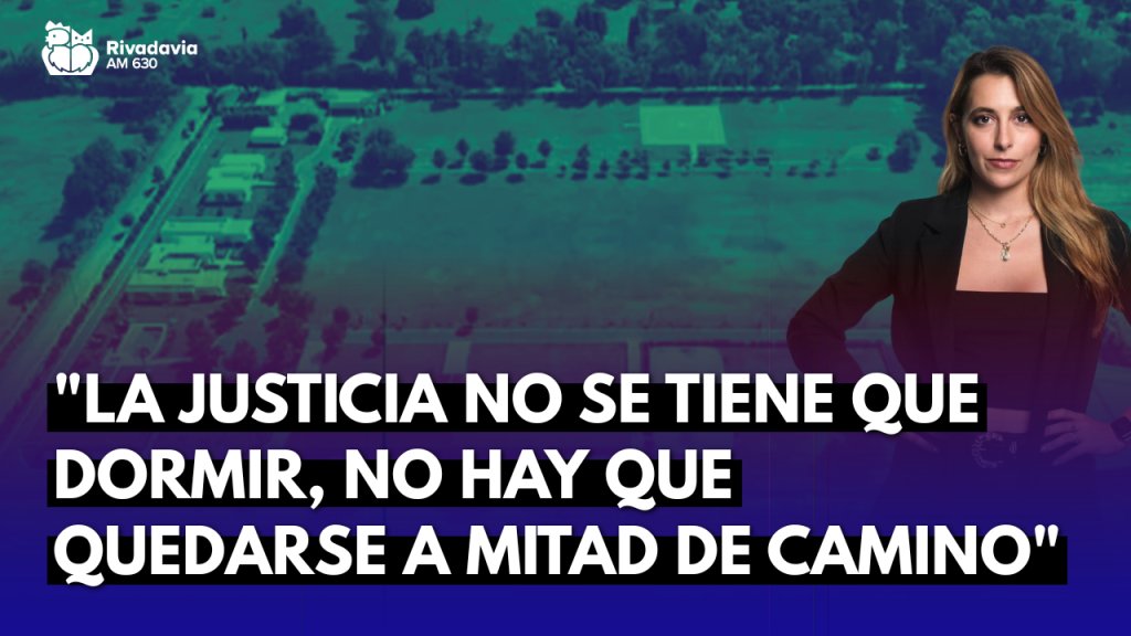 Foto Carnet: &quot;La justicia no se tiene que dormir, no hay que quedarse a mitad de camino&quot;