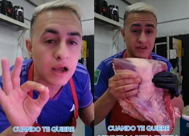 Maurito Laurens, el "carnicero tiktoker" que se divierte y te aconseja con las mejores recomendaciones