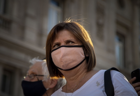 Patricia Bullrich: "Alberto Fernández está fuera de sus cabales"