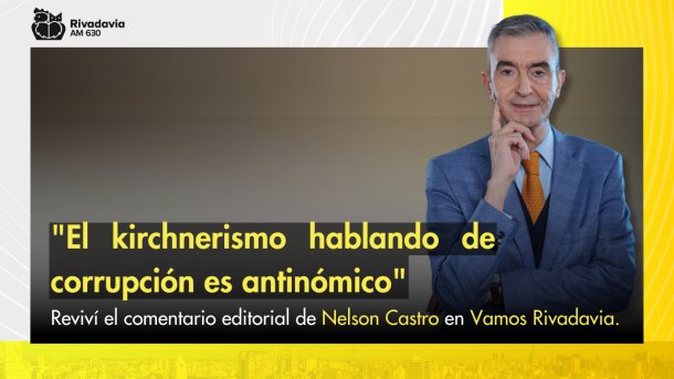 "El kirchnerismo hablando de corrupción es antinómico"