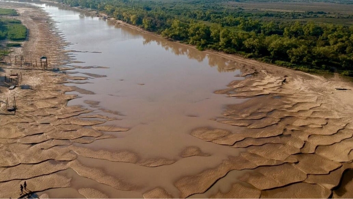 Río Paraná: Una sequía que preocupa