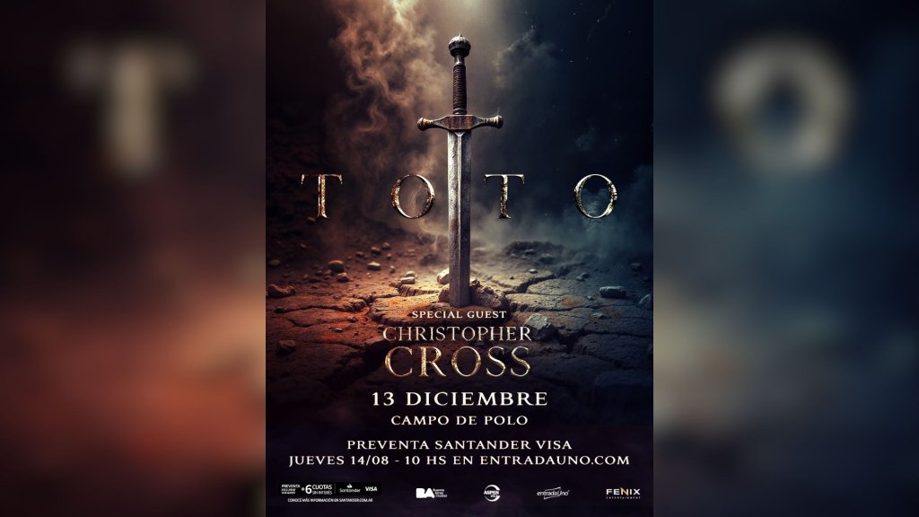 Toto regresa a Argentina con Christopher Cross como invitado especial