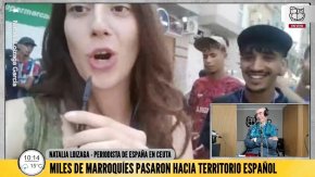 Tensa situaci&oacute;n en Ceuta luego del cruce de miles de inmigrantes marroqu&iacute;es a territorio espa&ntilde;ol