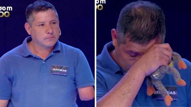 Un participante de "Los 8 escalones" conmovió a todos con su historia
