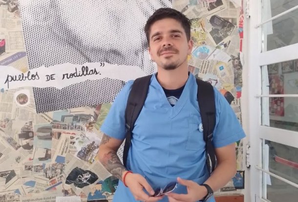 Christian D'onofrio: "Llegar a la Escuela 338 de Leuto Caballo es difícil hasta en transporte"