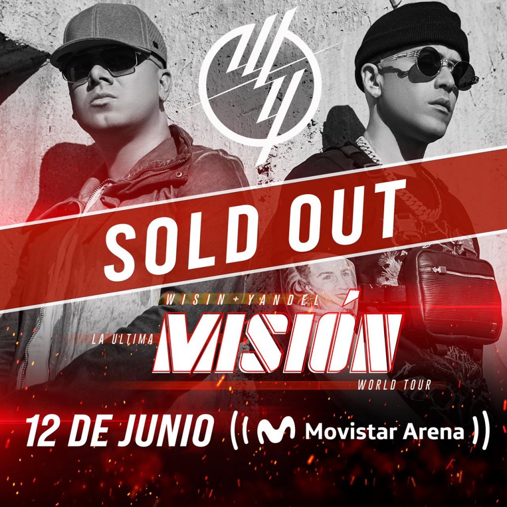 Éxito total: Wisin y Yandel agotaron entradas en menos de 4 horas