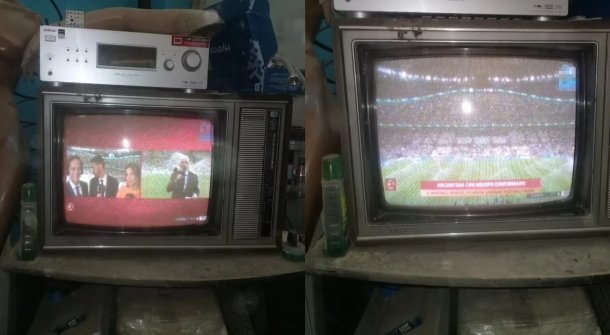 Vio dos veces campeón a la seleccion en un televisor que compró su padre en el 78'. Este año cumplió nuevamente la cábala