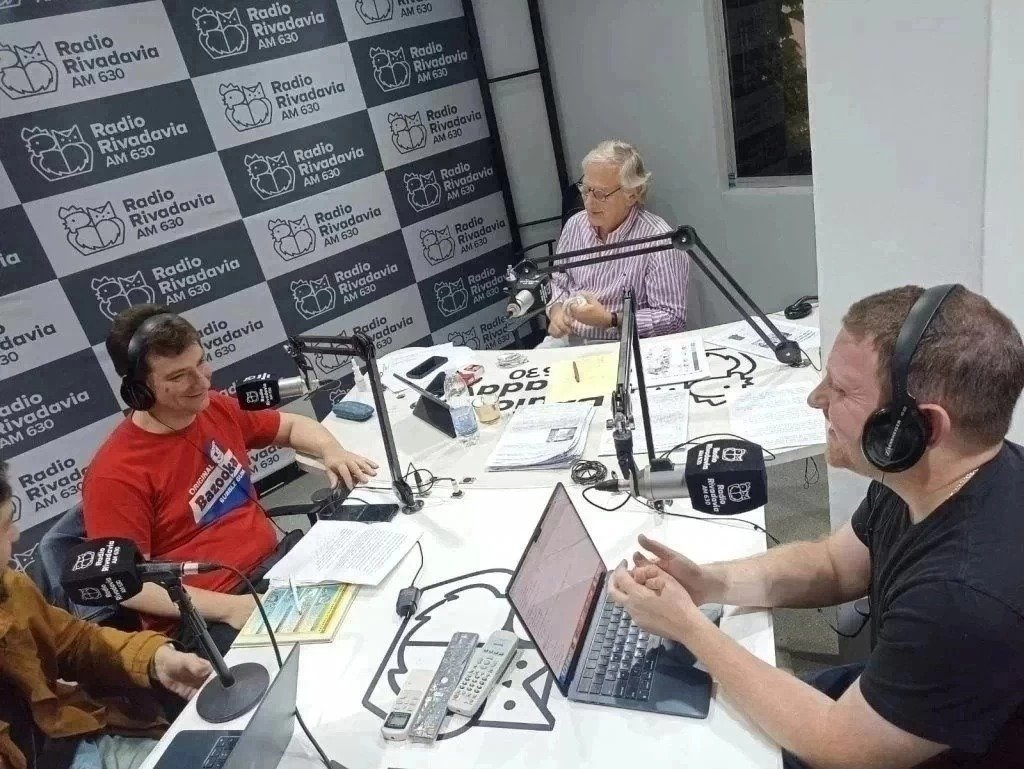 Reviví el pase entre Marcelo Longobardi y Jonatan
