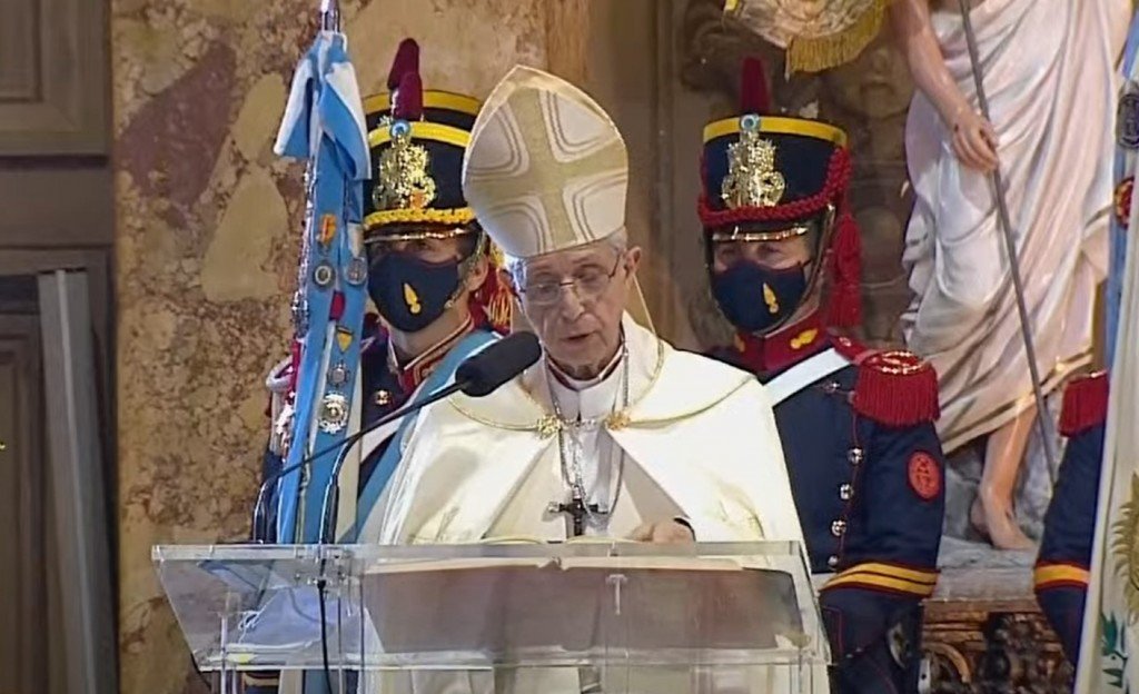 Mario Poli, en el Tedeum: &quot;Cuando el pan falta en tantas familias es cuando más tenemos que pensar en el prójimo&quot;