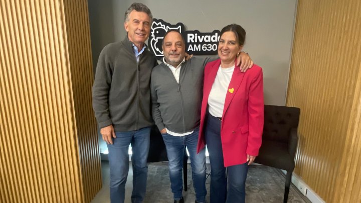 Mauricio Macri y Silvia Lospennato en Basta Baby