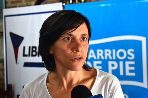 Silvia Saravia, coordinadora nacional del movimiento Barrios de Pie: “En los barrios, contagiarte de coronavirus pasa a segundo plano”