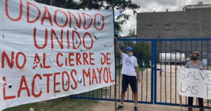 Tensión en la fábrica de Lácteos Mayol por un bloqueo sindical