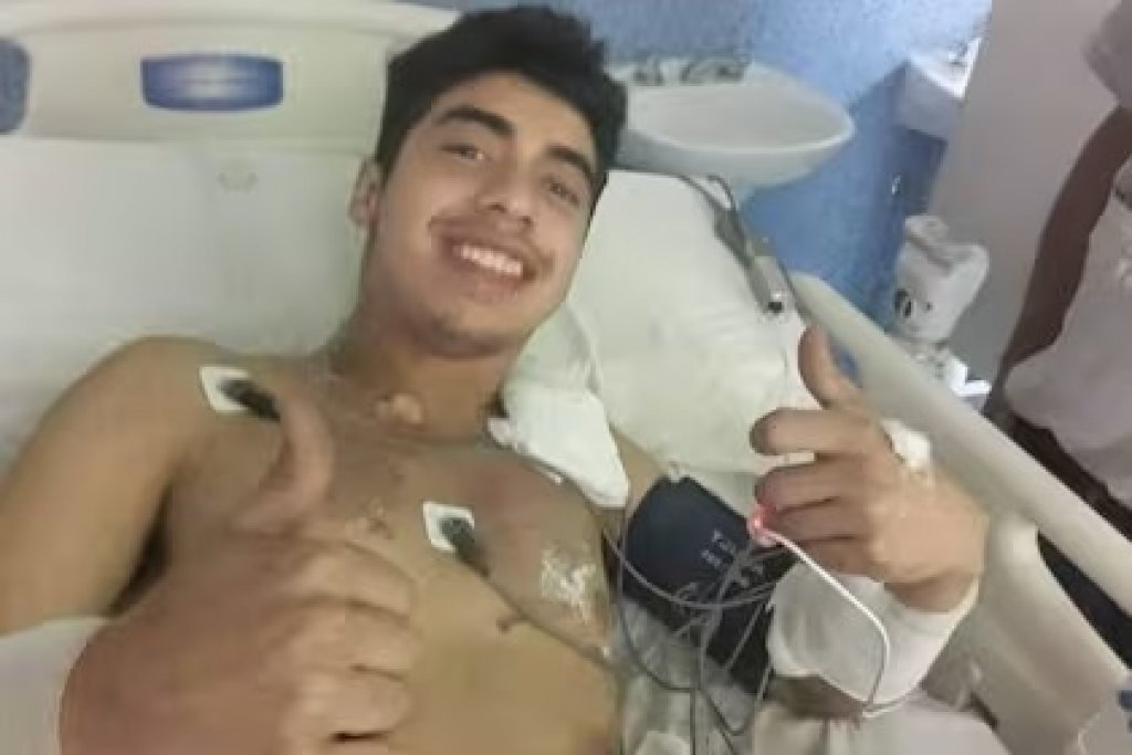 Habló el joven que fue impactado por un rayo en San Luis: &quot;Es un milagro que esté vivo&quot;