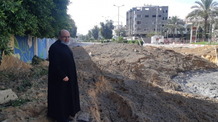 El Padre Gabriel Romanelli desde la Franja de Gaza: “Estos días son particularmente graves porque día y noche hay bombardeos”