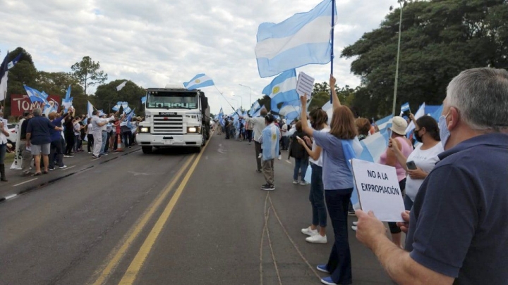 El periodista de Avellaneda Santa Fe contó detalles sobre la marcha a favor de Vicentín