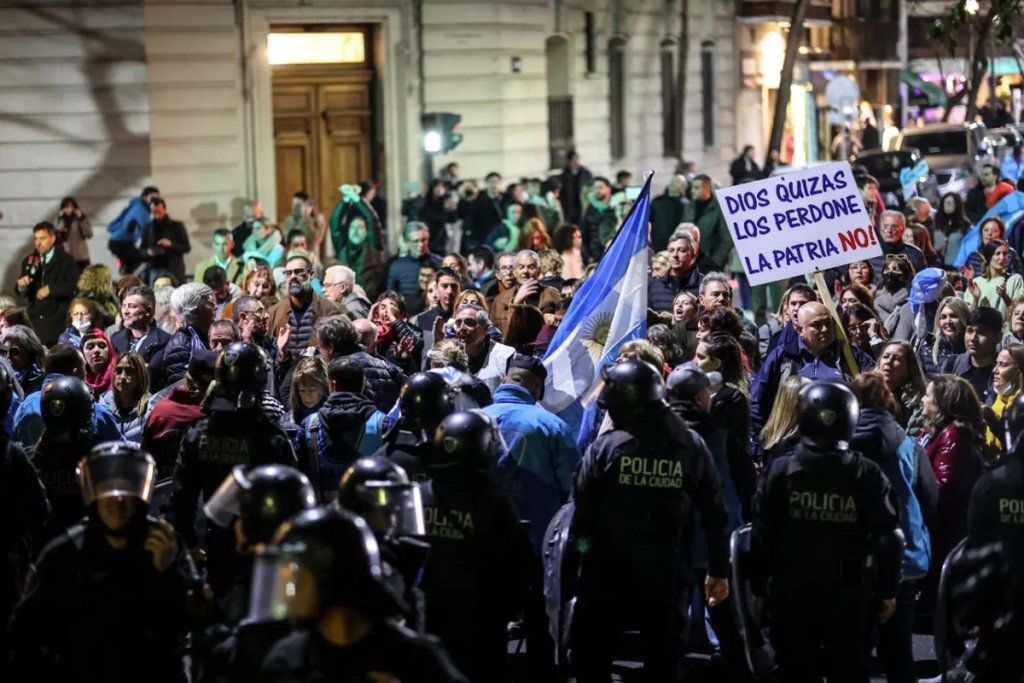 Una vecina de Cristina opinó sobre los disturbios ocasionados en Recoleta y el accionar de la policía