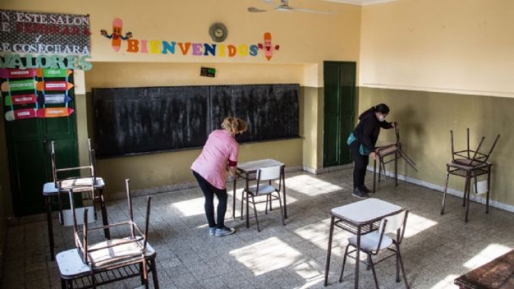 San Juan comenzó las clases presenciales