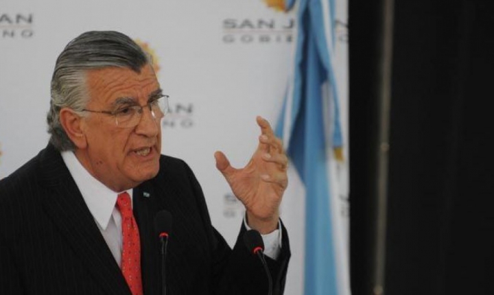 José Luis Gioja: "Creo que con la reforma judicial se plantean discusiones que no son"