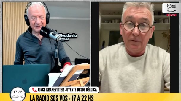 Un oyente desde Bélgica que realiza asados argentinos por encargo