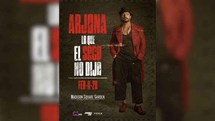 Ricardo Arjona agot&oacute; 15 funciones en Guatemala en menos de dos horas y anuncia show en el Madison Square Garden