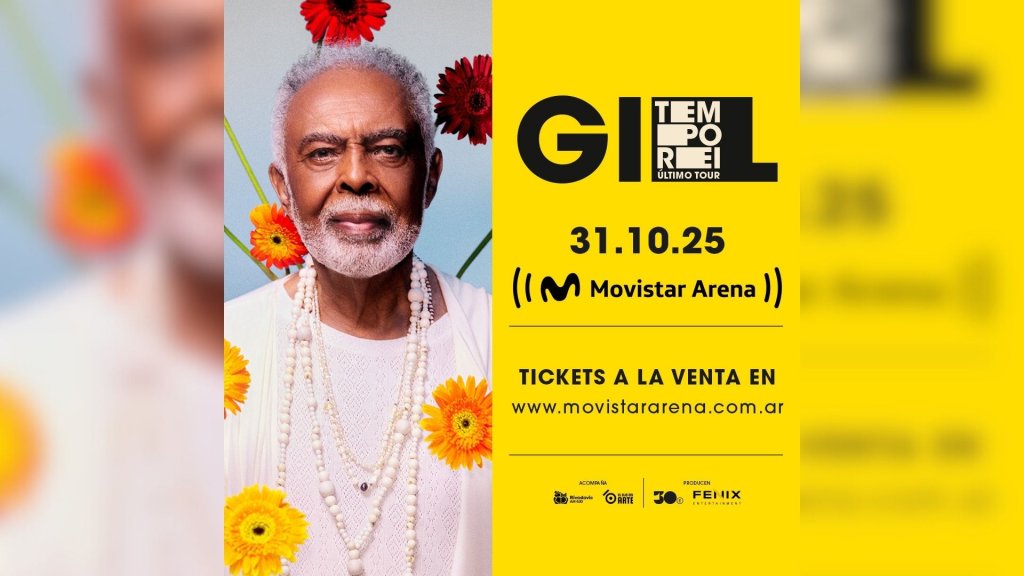 Gilberto Gil regresa a la Argentina con su gira despedida Tempo Rei Tour: Entradas ya a la venta