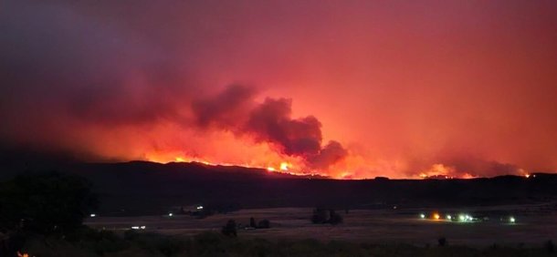 Daniela Cantero, vecina de Cholila: "El fuego está demasiado violento y descontrolado"