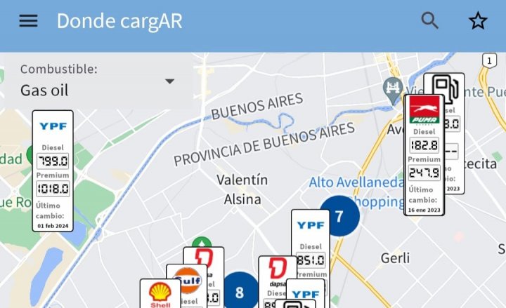 Donde CargAR: c&oacute;mo funciona la app gratuita para saber d&oacute;nde cargar el combustible m&aacute;s barato