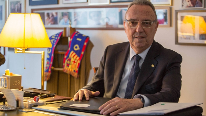 Joan Gaspart, ex presidente del Barcelona: "La única razón que hay para que Messi no siga en el Barcelona es el cambio de criterio de La Liga"