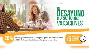 Alejandra de Dona: "El desayuno nos permite despertarnos con energía para afrontar lo que viene"