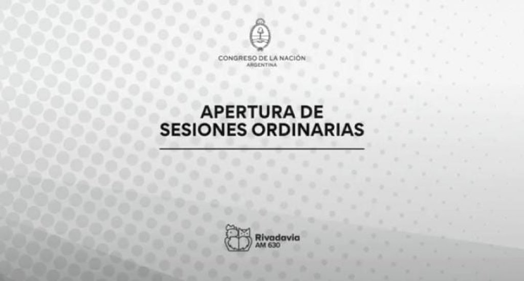 Programa especial: Apertura de sesiones ordinarias en el Congreso