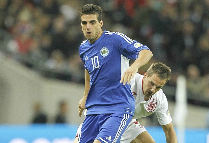 Danilo Rinaldi, el futbolista argentino que juega para la seleccion de San Marino