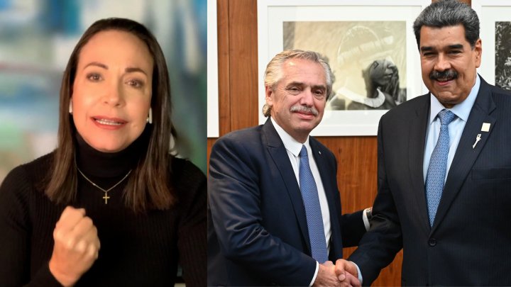 Mar&iacute;a Corina Machado: "Lo de Alberto Fern&aacute;ndez es lamentable, uno se da cuenta que el cinismo no tiene l&iacute;mites"