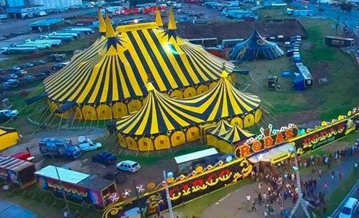 El Circo Rodas presta la carpa para hacer testeos de coronavirus en Rosario