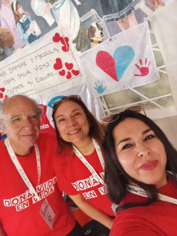 Un oyente que participó en la reunión de redes de donantes de medula ósea de Catamarca