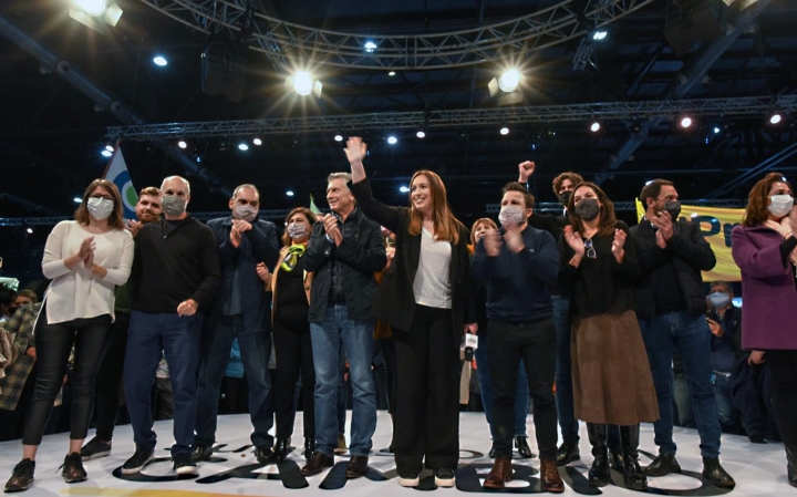 Vidal expresó &quot;Este Gobierno nos estafó&quot; en el cierre de campaña junto a Larreta y Macri