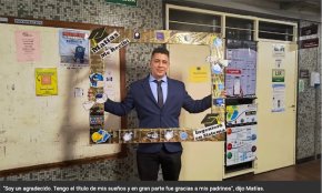 Es el primer profesional universitario de una familia mendocina muy humilde