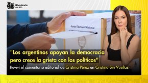 "Los argentinos apoyan la democracia pero crece la grieta con los políticos"