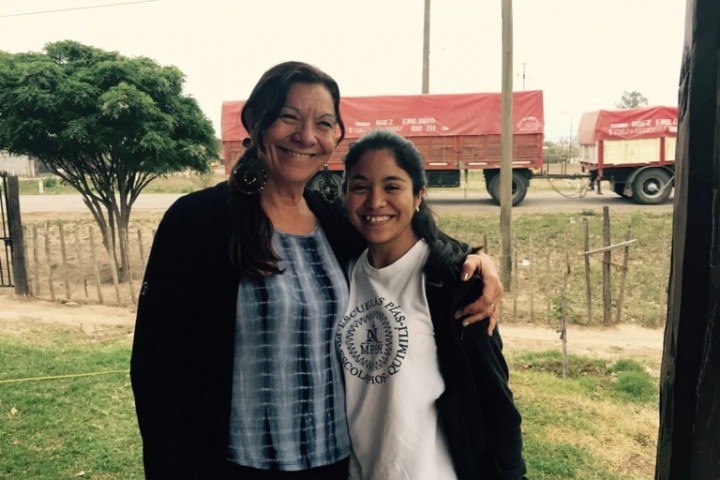 Josefa &quot;Pepa&quot; Luna, la docente rural que da clases para 40 chicos en su casa