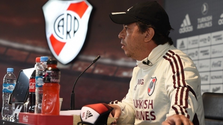 Marcelo Gallardo: &quot;Vamos a pararnos en Brasil de la manera que lo hacemos siempre&quot;