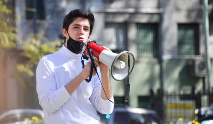 Valentino Díaz Fontau: &quot;Casi diariamente escuchamos testimonios de los chicos que sufrieron situaciones de adoctrinamiento&quot;